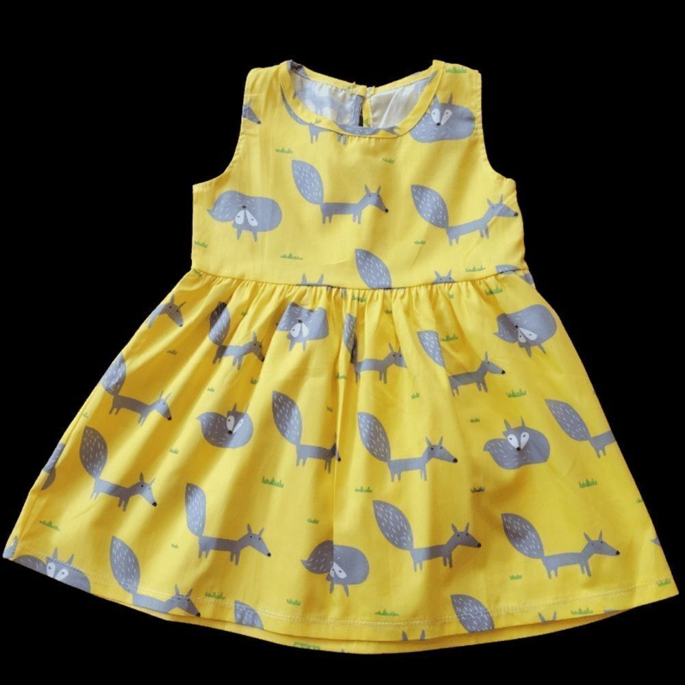 NEW Sweet Sleeveless Lightweight Cotton Summer Dress READ DESCRIPTION